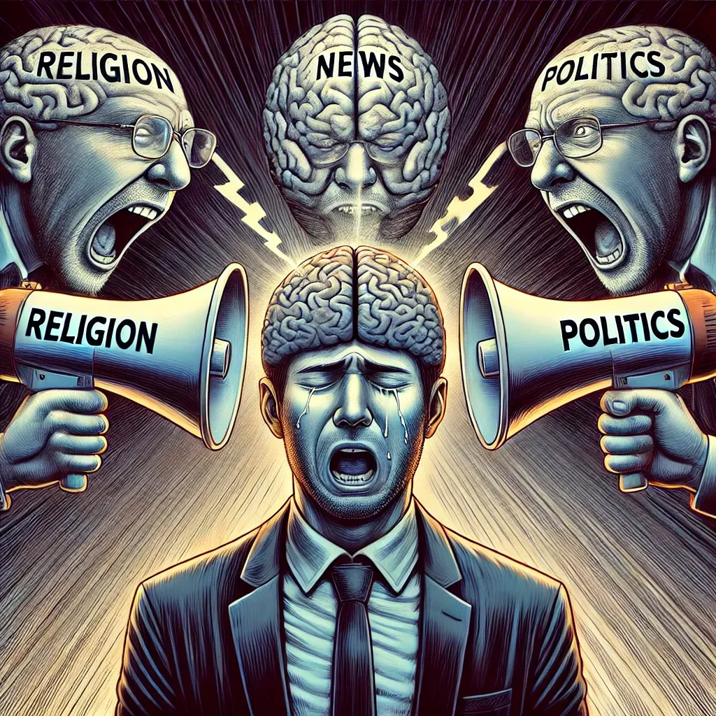 The Manipulation of Minds: How Religion, Politics, and News Warp Perspectives and Foster Delusion